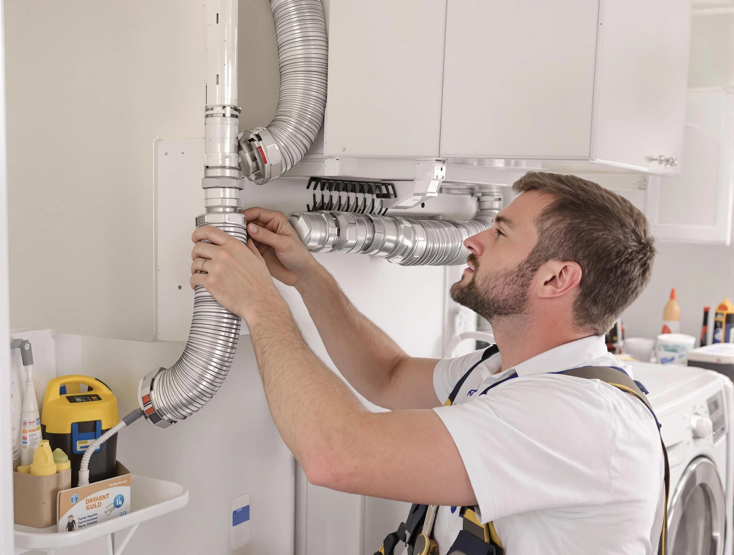 Professional dryer vent repair and installation by Lincoln Dryer Vent Cleaning in Lincoln