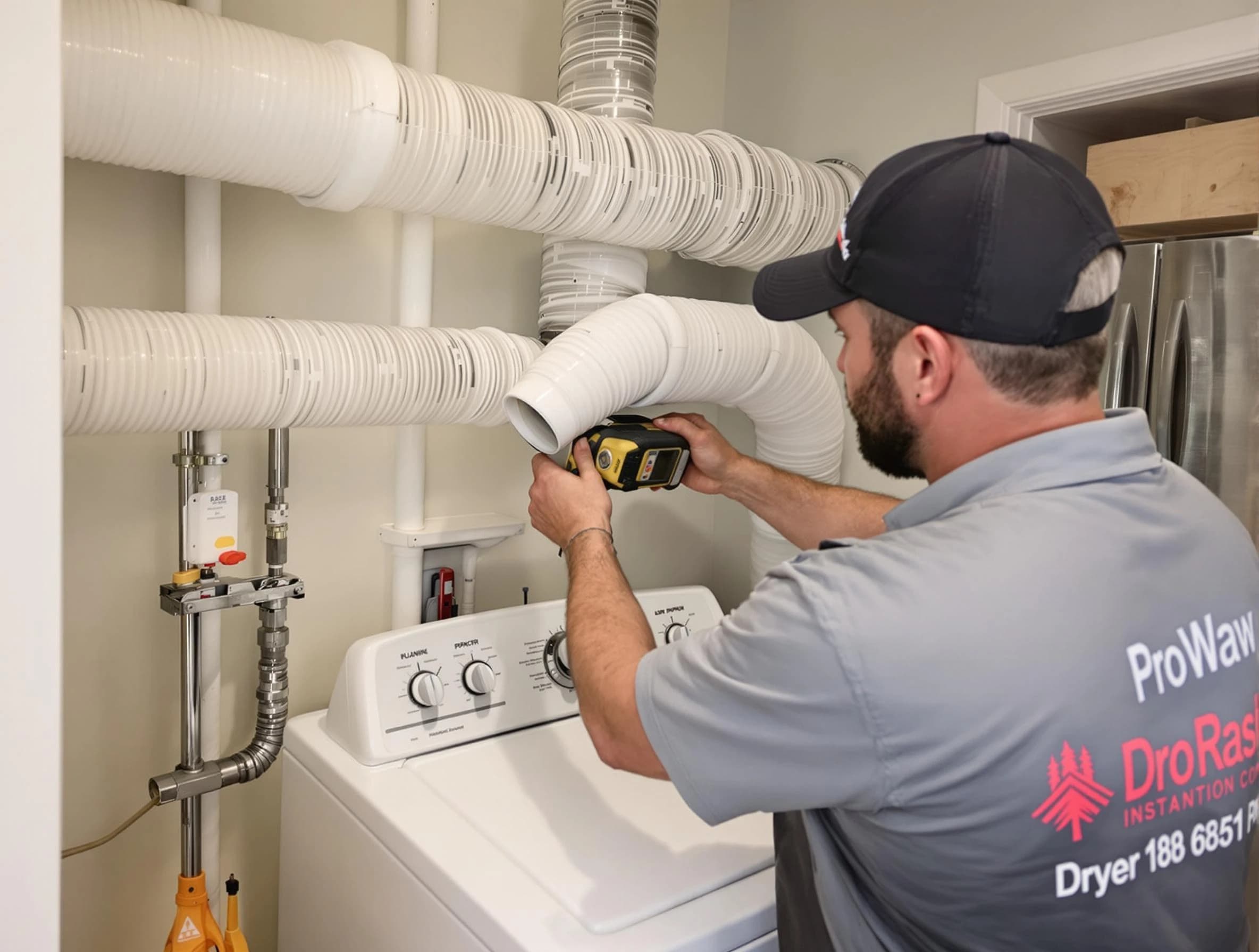 Professional dryer vent hose installation by Lincoln Dryer Vent Cleaning in Lincoln