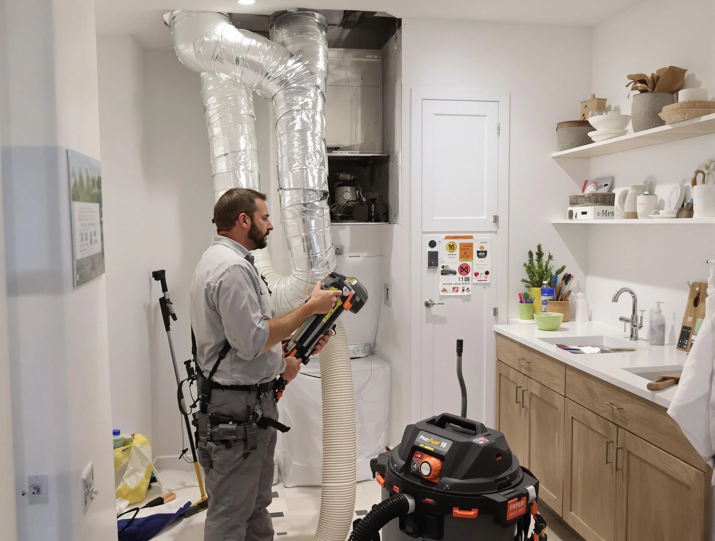Clogged Dryer Vent Cleaning in Lincoln