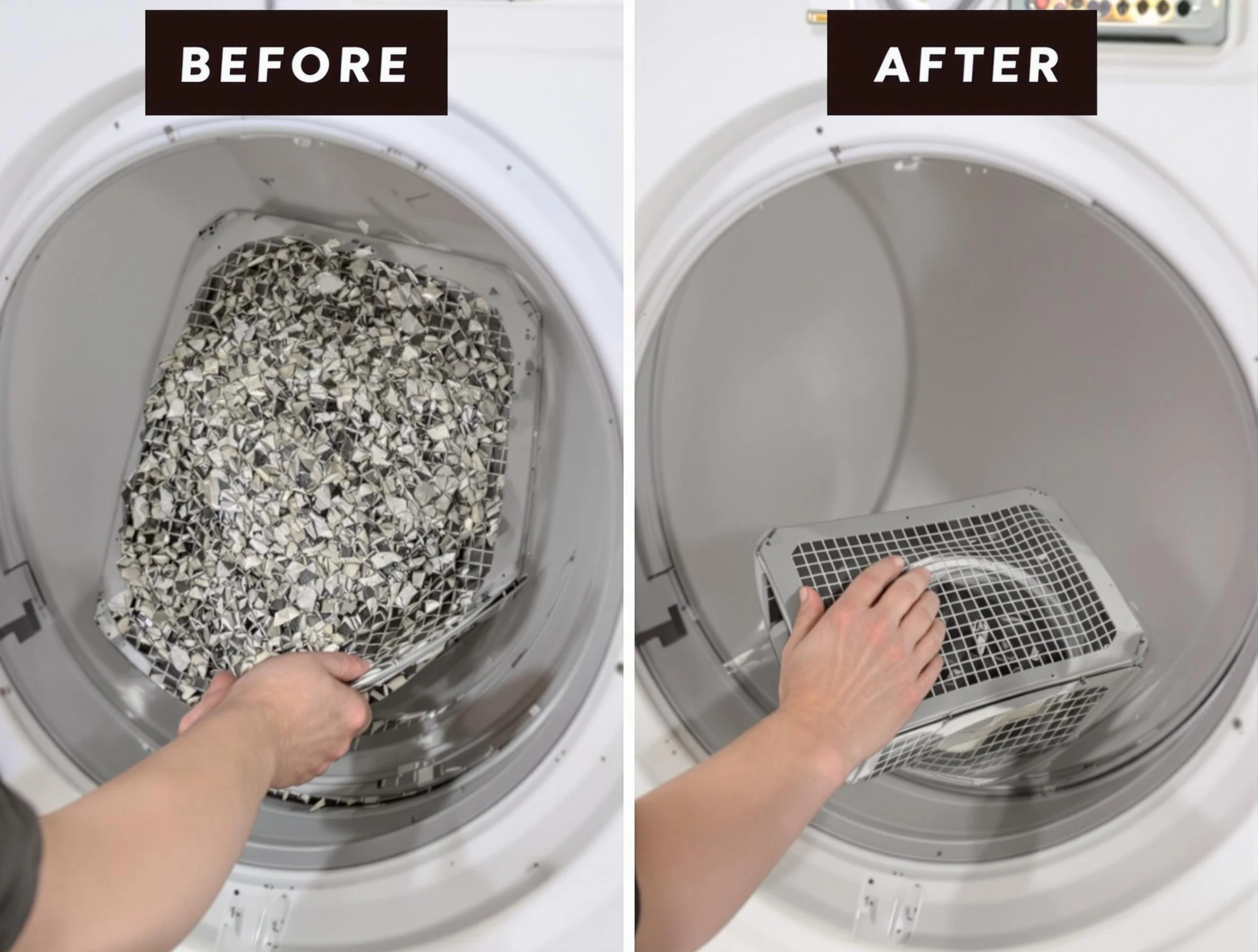 Professional lint trap cleaning by Lincoln Dryer Vent Cleaning in Lincoln