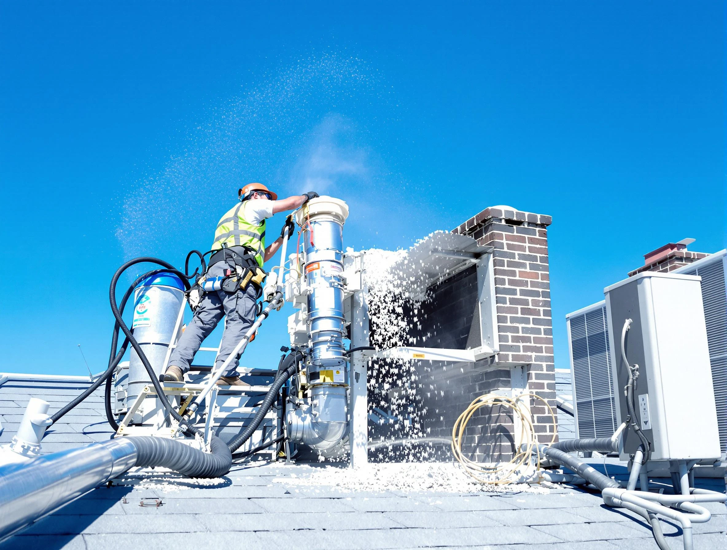 Expert roof dryer vent cleaning by Lincoln Dryer Vent Cleaning in Lincoln