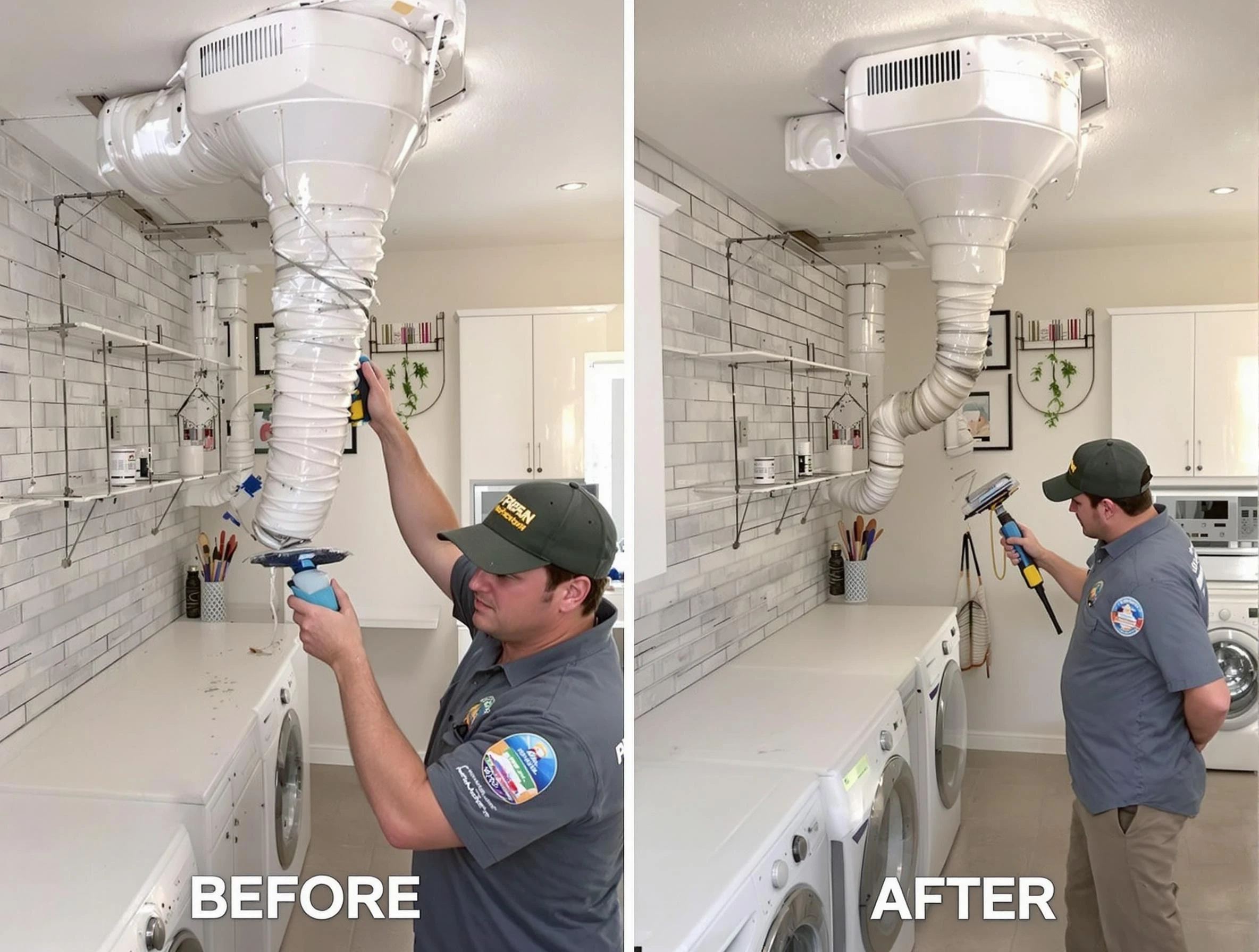 Professional dryer exhaust vent cleaning by Lincoln Dryer Vent Cleaning in Lincoln