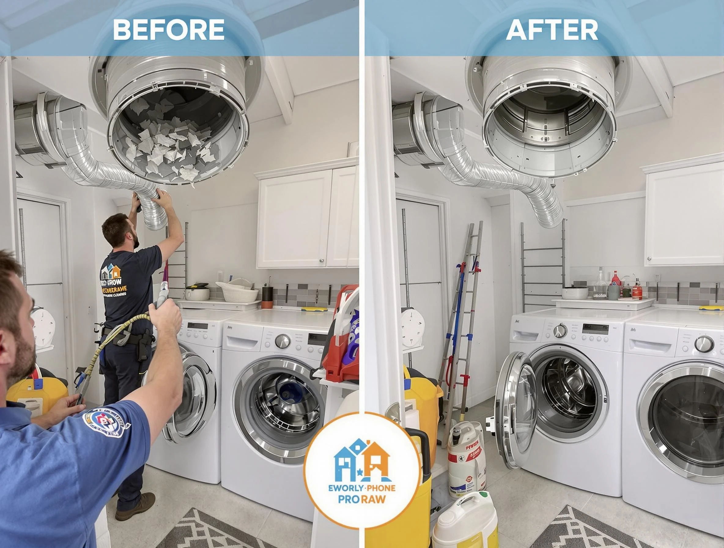 Residential dryer vent cleaning by Lincoln Dryer Vent Cleaning in Lincoln